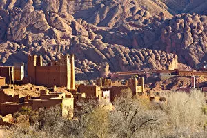 Images Dated 29th March 2012: Ancient Kasbahs, Dades Gorge, Morocco