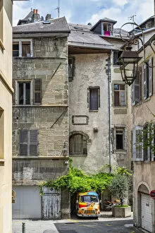 Dwelling Gallery: Ancient medieval palaces with private gardens. Chambery, Auvergne-rhone-alpes region