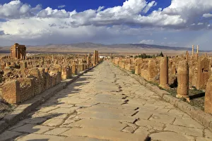 Ancient Roman city (2-3rd centuries), Timgad, Batna Province, Algeria