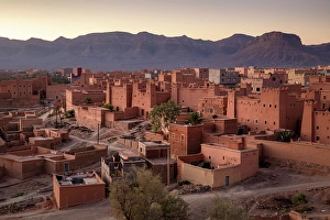 Q1 2025 Prints: The ancient town of Nkob at dawn, Morocco