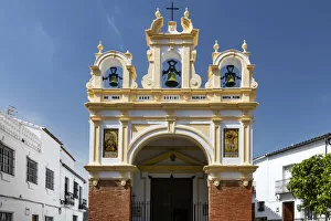 Images Dated 10th April 2019: Andalusian church, Zahara de la Sierra, Andalusia, Spain