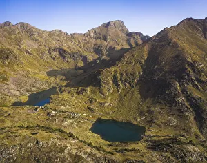Images Dated 23rd February 2022: Andorra, Ordino, Arcalis, View of the Tristania Lakes