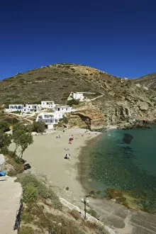 Images Dated 3rd July 2015: Angali beach, Folegandros, Cyclades, Greece