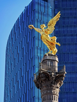 Tower Block Prints: Angel of Independence, Paseo de la Reforma, Mexico City, Mexico
