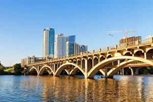 Places Prints: Ann W. Richards Congress Avenue Bridge, Austin, Texas, USA