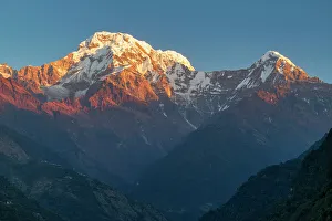 Himalayan Prints: Annapurna South (7, 219m), Nepal, Asia