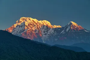 Himalayan Prints: Annapurna South (7, 219m), Nepal, Asia