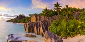 Anse Source d Argent beach, La Digue, Seychelles