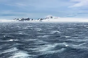 Antarctic glacier coast near Brown Bluff - Antarctica, Antarctic Peninsula, Tabarin