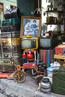 Antiques shop, Balat district, Istanbul, Turkey