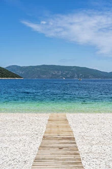 Images Dated 10th July 2023: Antisamos Beach, Kefalonia, Ionian Islands, Greek Islands, Greece