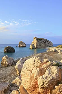 Images Dated 18th February 2016: Aphrodites Rock, Paphos, Cyprus, Eastern Mediterranean Sea