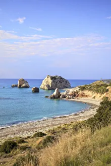 Aphrodites Rock, Paphos, Cyprus, Eastern Mediterranean Sea