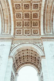 Images Dated 9th February 2023: Under the Arc de Triomphe in Paris, France