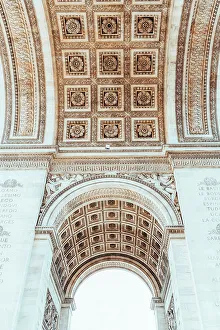 Images Dated 9th February 2023: Under the Arc de Triomphe in Paris, France