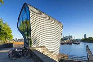Holland Prints: Arcam Museum and NEMO Science Museum, Oosterdok, Amsterdam, Noord Holland, Netherlands
