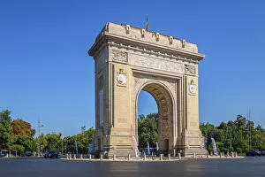 Bucharest Prints: Arch of Triumph, Bucharest, Walachia, Romania
