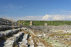 Stadium Prints: Archaeological site, Stadium, Perge, Turquoise Coast, Turkey