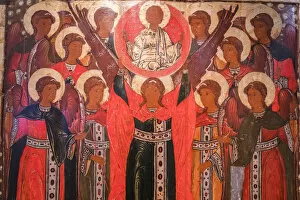 Archangel Michael icon, Palekh, 17th century, Ivanovo region, Russia
