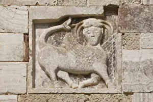 Marble Prints: Archetectural details on St. Antimos Abbey (Abbazia di Sant Antimo)