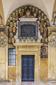 Images Dated 3rd June 2019: The Archiginnasio (former University of Bologna), Bologna, Emilia-Romagna, Italy