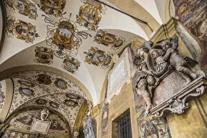 Images Dated 3rd June 2019: The Archiginnasio (former University of Bologna), Bologna, Emilia-Romagna, Italy
