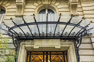 Paris Prints: Architectural detail, 7th arrondissement, Paris, France