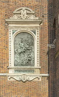 Images Dated 15th October 2020: Architectural detail, St Marys Basilica, Krakow Old Town, Krakow, Poland, Eastern Europe