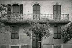 Architectural details in Calvi on the island of Corsica in France Architectural details in Calvi on the island of Corsica in France