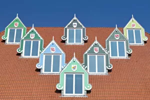 Images Dated 24th May 2022: Architectural Details, Zaandam, Holland, Netherlands