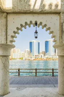 Minaret Gallery: Architecture in Al Seef, Dubai Creek, Dubai, United Arab Emirates