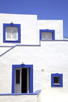Exterior Detail Collection: Architecture, Leros, Dodecanese, Greek Islands, Greece, Europe