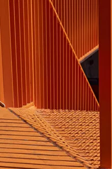 Orange Gallery: Architecural Abstract, Zaandam, Holland, Netherlands