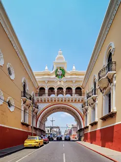 Post Office Prints: Arco de Correos, Post Office Arch, Guatemala City, Guatemala Department, Guatemala