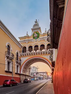Sunshine Prints: Arco de Correos, Post Office Arch at sunset
