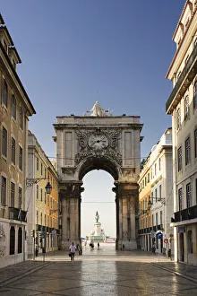 Arco da Rua Augusta, Baixa, Lisbon, Portugal