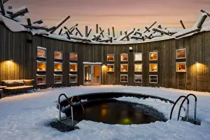 Built Space Prints: Arctic Bath Spa and wellness Hotel with open-air pool for cold baths