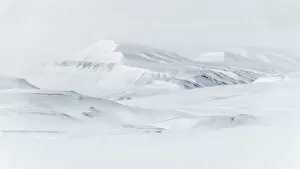 Images Dated 30th May 2018: Arctic slopes in Adventdalen, Spitsbergen, Svalbard