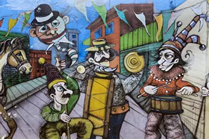 Argentina, Buenos Aires, La Boca District, Tango Dancers