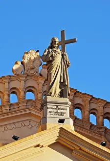 Centro Prints: Argentina, Cordoba, Detailed view of the Cathedral of Cordoba