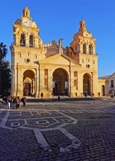 Argentina, Cordoba, View of the Cathedral of Cordoba