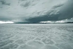 Argentina, Jujuy Province, Salinas Grande salt pan, elevation 3350 meters, 525 sq kms