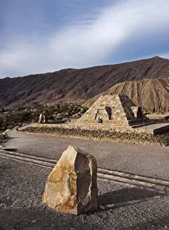 Argentina, Jujuy Province, Tilcara, View of the Pucara de Tilcara, pre-Inca fortification