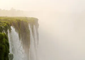 Argentina, Misiones, Puerto Iguazu, Iguazu Falls, View of the Garganta del Diablo