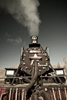 Argentina, Patagonia, Chubut Province, Esquel area, La Trochita narrow guage steam train