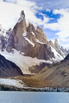 Andes Collection: Argentina, Patagonia, El Chalten, Los Glaciares National Park, Laguna Torre and Cerro