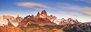 Argentina, Patagonia, El Chalten, Los Glaciares National Park, Cerro Torre and Cerro