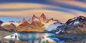 Argentina, Patagonia, El Chalten, Los Glaciares National Park, Cerro Fitzroy Peak