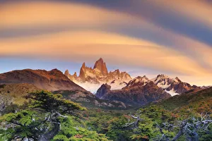 Argentina, Patagonia, El Chalten, Los Glaciares National Park, Cerro Fitzroy Peak