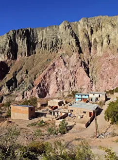Argentina, Salta Province, Iruya, View of the indian village